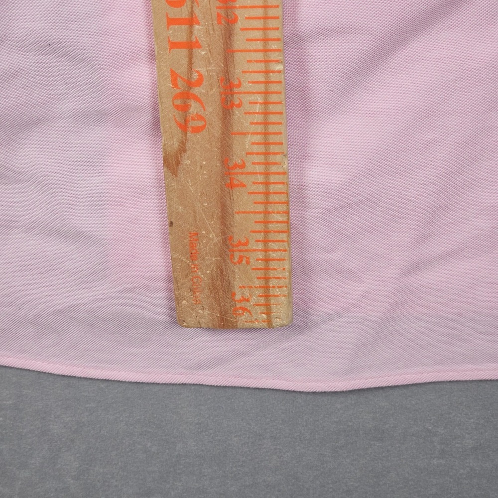 NEW Brooks Brothers Button Down Shirt Mens 4XLT Pink Non-Iron Stretch Cotton - Picture 9 of 11